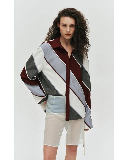 Christopher Esber Multicolor Benji Fragment Cotton Top