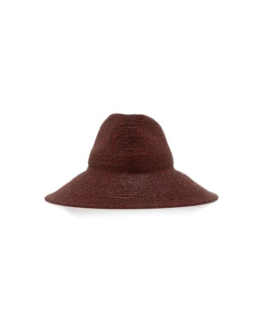 Janessa Leone Brown Exclusive Colette Raffia Hat