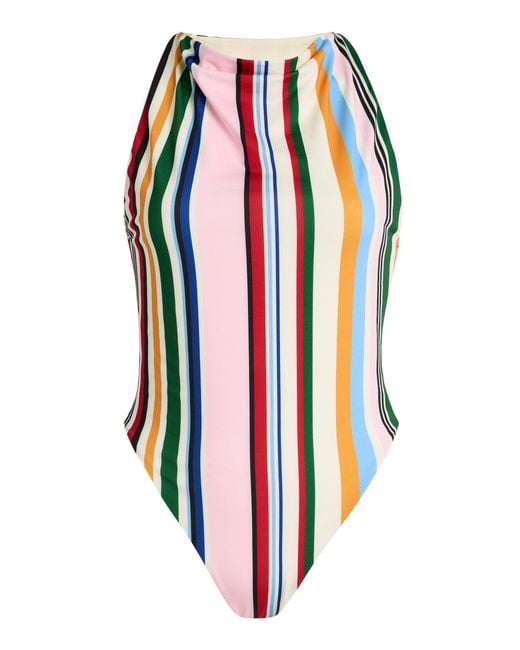 Cala De La Cruz Blue Audrey One-Piece Swimsuit