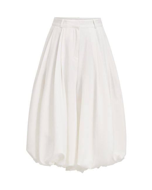 Source Unknown White Amita Balloon Shorts