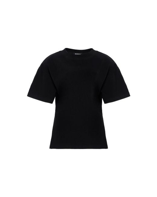 EB DENIM Black Eero Cotton T-Shirt