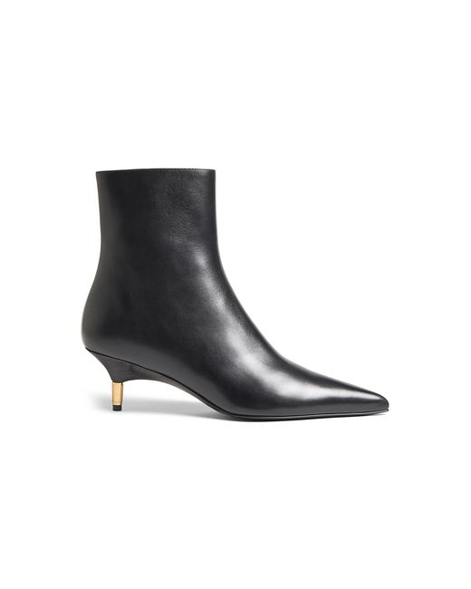 Khaite Black Bella Ankle Boot 55