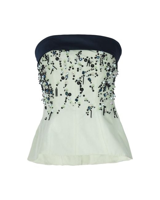 Chorus Green Camille Top