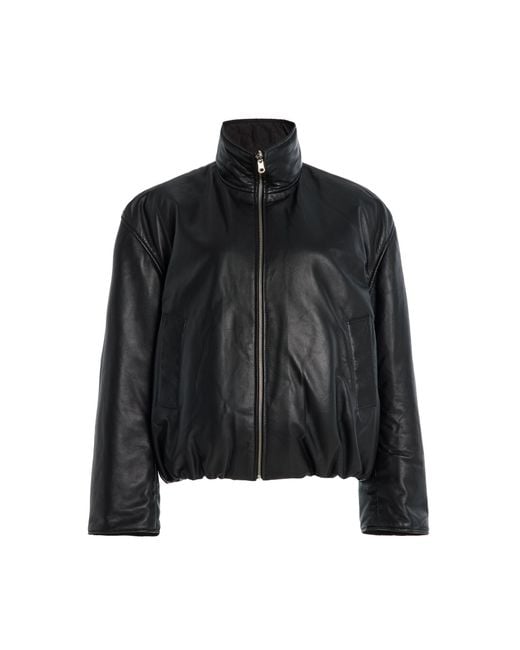 Arma Black Gary Leather Jacket