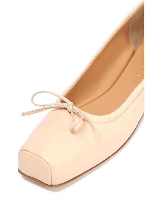 Aeyde Natural Gabriella Leather Flats