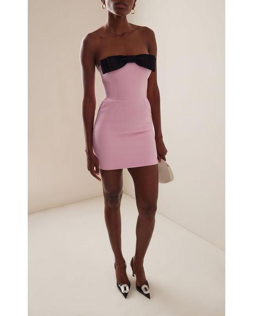 The New Arrivals Ilkyaz Ozel Pink Ela Mini Dress