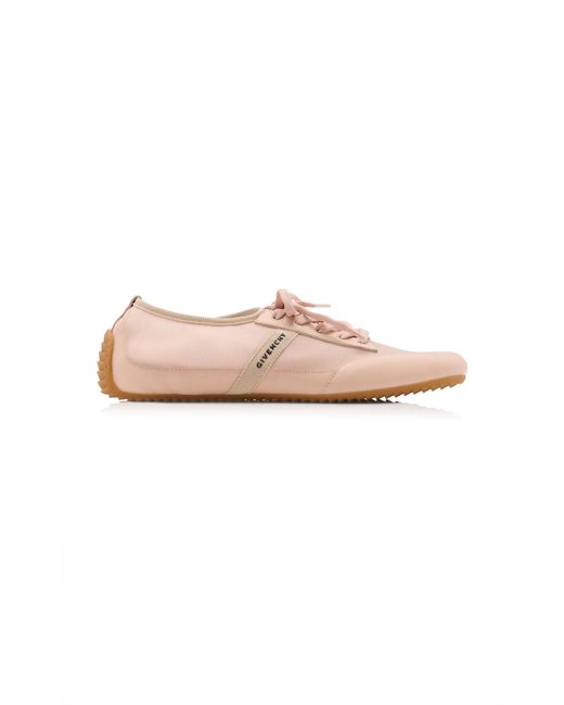 Givenchy Pink Slim Mesh Low-Top Sneakers
