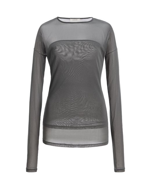 Lemaire Gray Ballerina Tulle Top