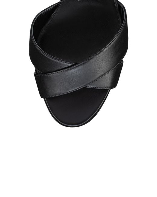 Christian Louboutin Black Supramariza 130mm Leather Sandals