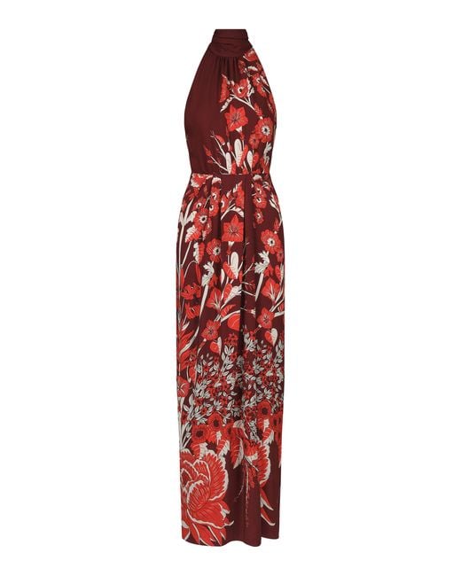 Johanna Ortiz Sacred Currents Jersey Maxi Dress