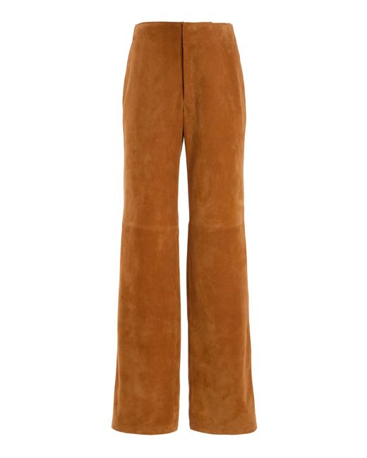 Ulla Johnson Brown Freja Suede Pants
