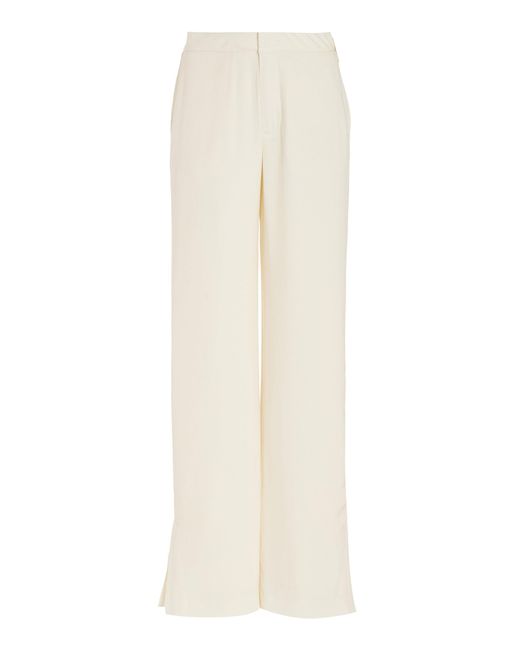 Third Form White Day Dreamer Crepe Wide-leg Trousers