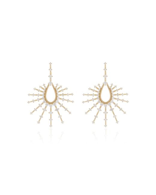 Fernando Jorge Metallic Clarity 18k Gold Diamond Earrings