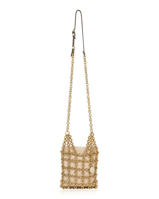 Etro Metallic Chain Bag
