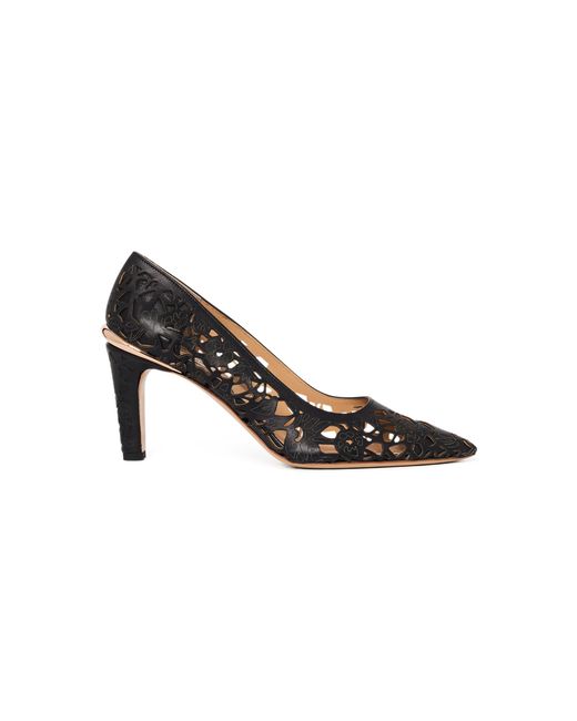 Gabriela Hearst Brown Edwina Lace Pump