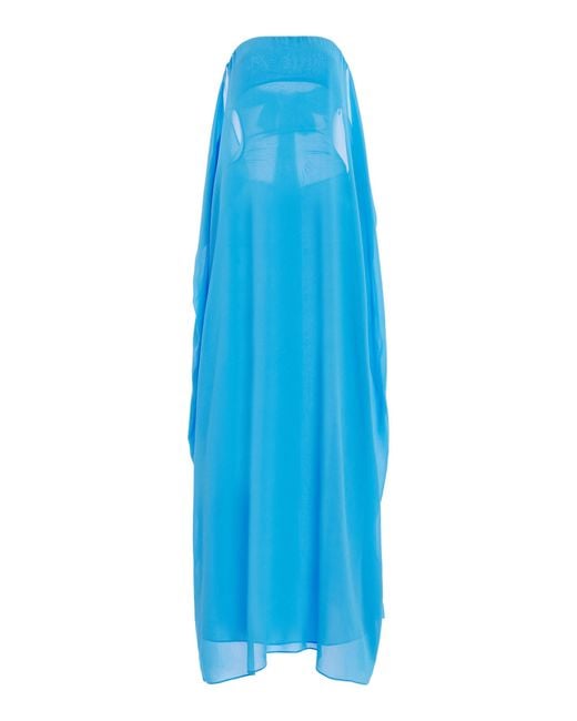CHRISTOPHER ESBER Helix Crystal Gown (Blue)