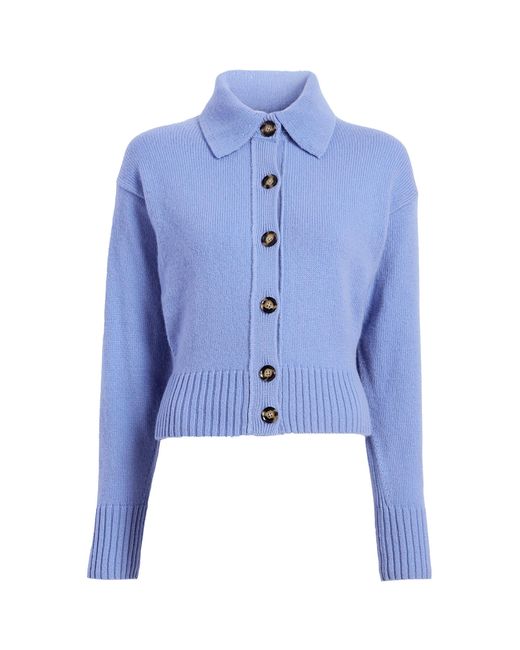 Proenza Schouler Blue Rocio Cashmere Cardigan