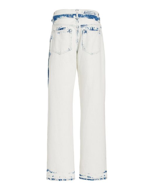 Proenza Schouler White Ellsworth Straight-leg Jeans