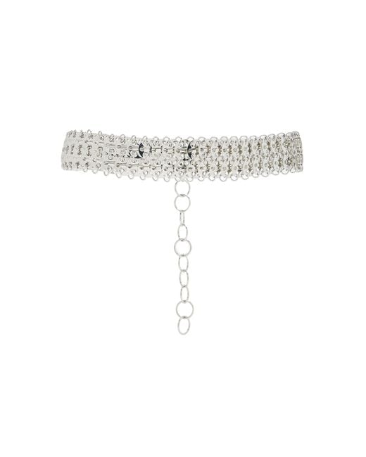 Rabanne Metallic Chainmail Boucle Belt