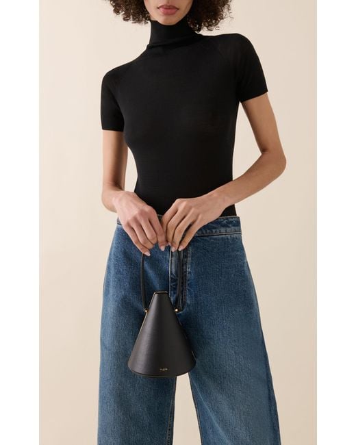 Alaïa Black Cone Leather Mini Bag