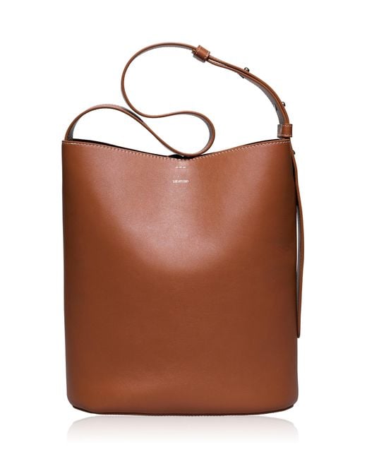 LIE STUDIO Brown The Norma Leather Tote