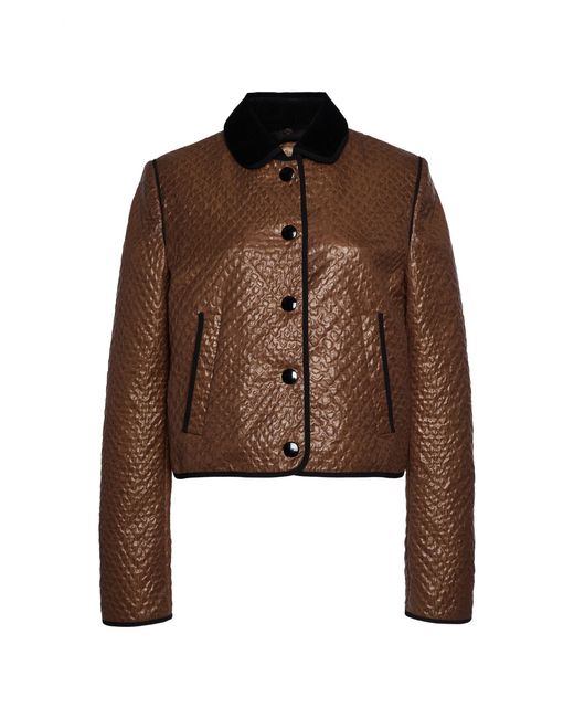 Marni Brown Woven Jacket