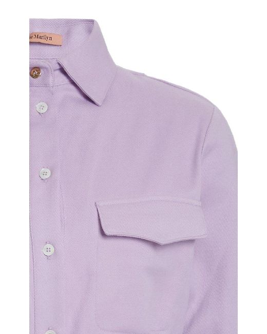 purple polo jumpsuit