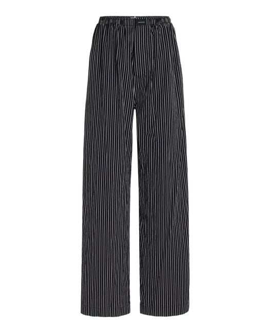 Balenciaga Multicolor Striped Poplin Lounge Pants
