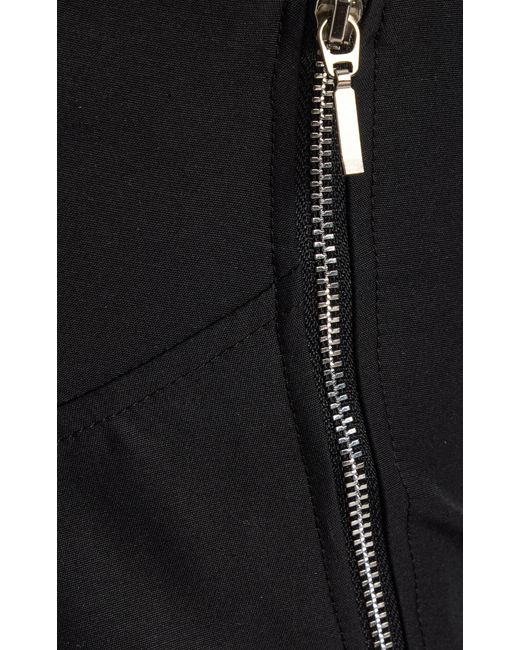 Matteau Black Exclusive Strapless Cotton-Silk Top