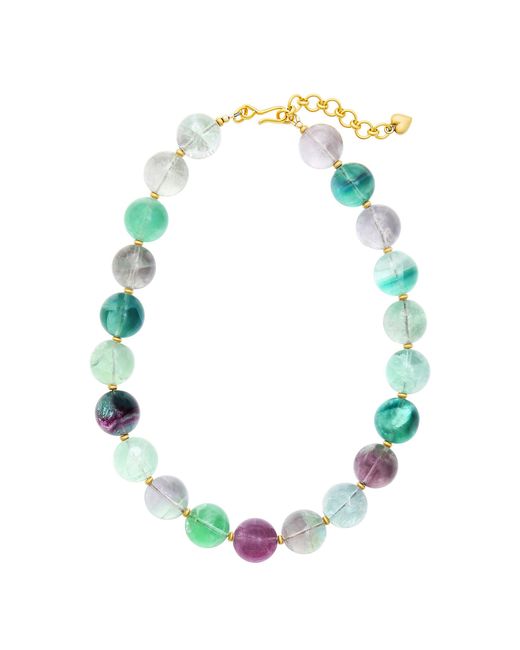 Brinker & Eliza Blue Cosmic 24K-Plated Necklace