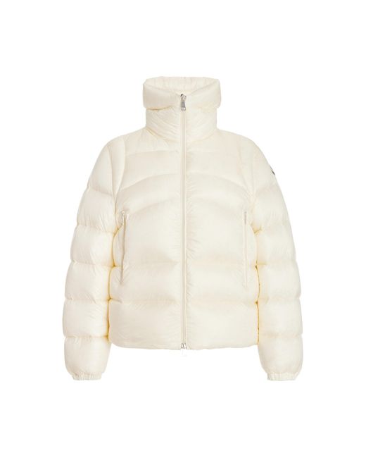 Moncler Synthetic Aubert Down Puffer Jacket in White | Lyst Canada