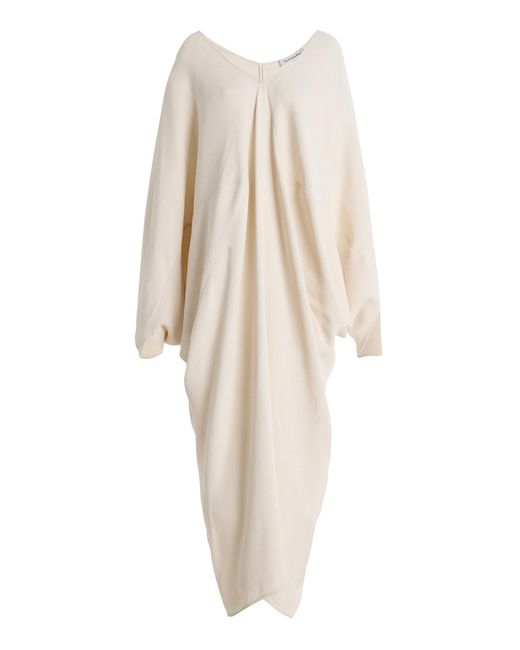 Frankie Shop White Lilia Crepe Maxi Kaftan Dress