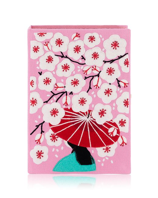 Olympia Le-Tan Red Japan Clutch