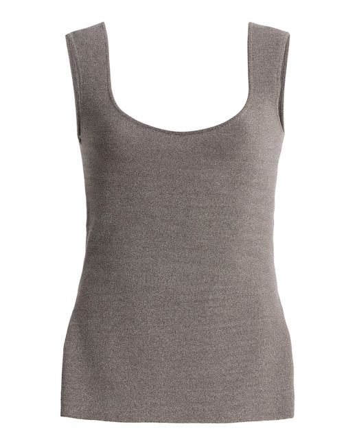 Rohe Brown Ribbed Wool Tank Top