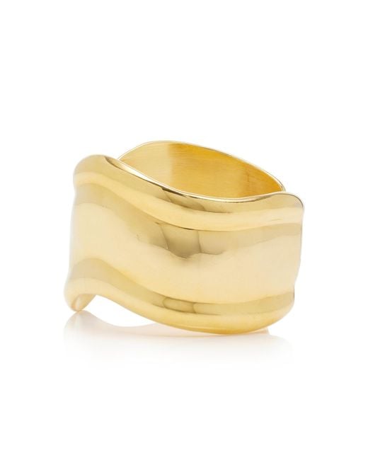 Ben-Amun Yellow Exclusive Wave 24k Gold-plated Cuff