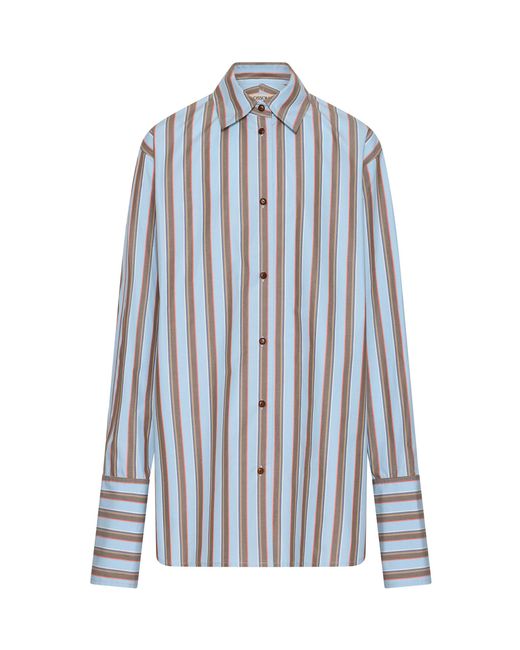 OSSOU White Soren Cotton Button-Up Shirt