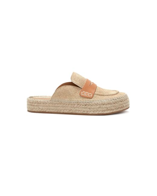 J.W. Anderson Natural Leather Loafer Espadrillas