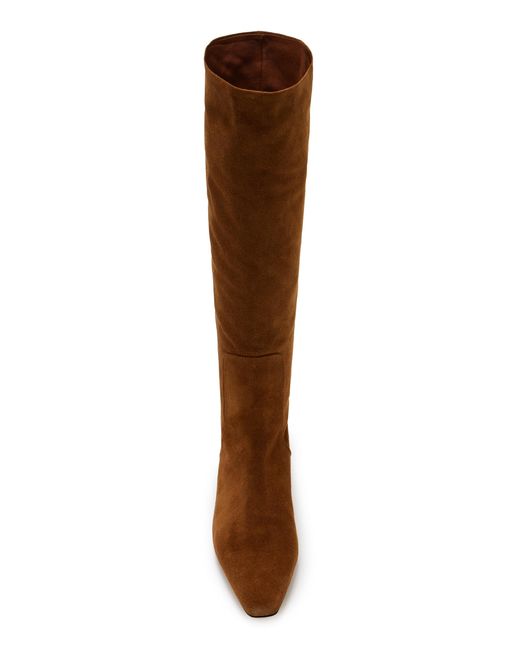 Staud Brown Wally Suede Knee Boots