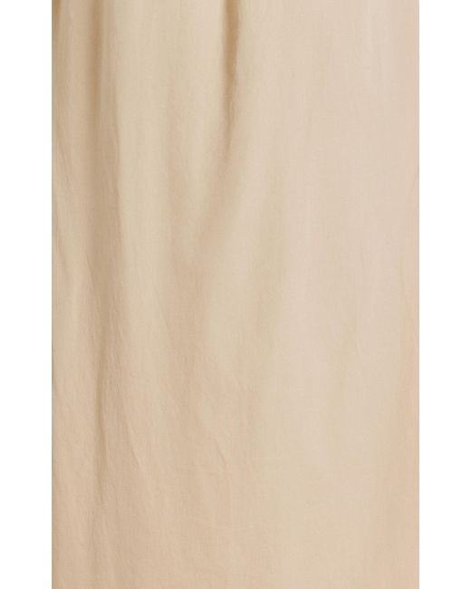 Leset Natural Yoko Cotton Maxi Halter Dress