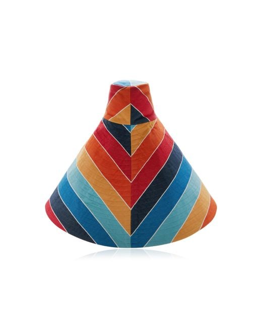 Marrakshi Life Multicolor Exclusive Oversized Cotton Sun Hat