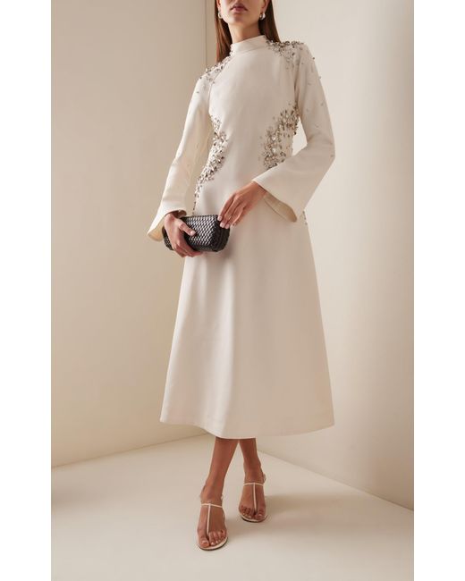 Coast odetta lace midi sale dress