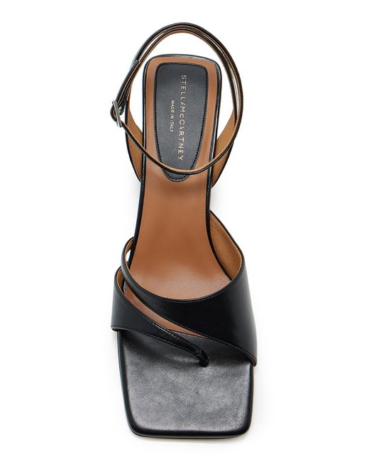 Stella McCartney Black Spur Vegan-Leather Sandals