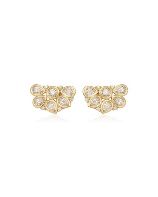 Jamie Wolf Metallic 18K And Diamond Earrings