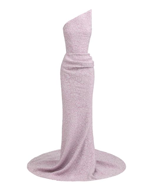 Maticevski Pink Dare Metallic-silk Gown