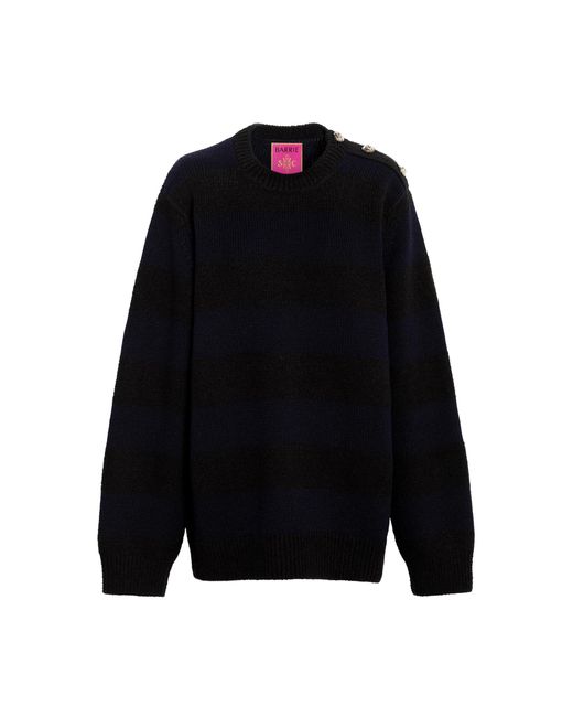 Barrie Black X Sofia Coppola Button Detail Cashmere Sweater