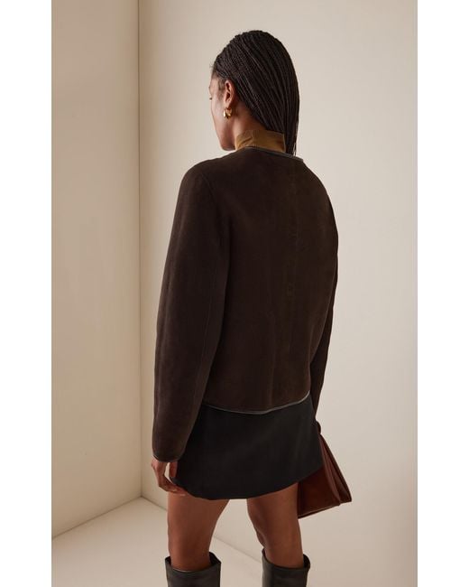 Blazé Milano Black Gliss Reversible Shearling Bolero