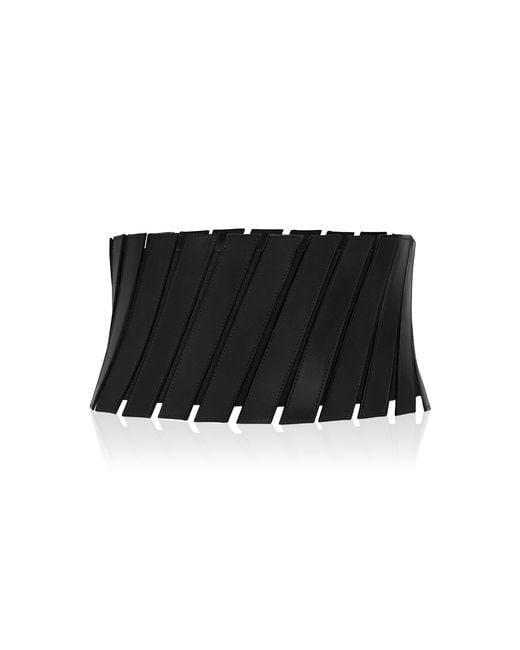 Alaïa Black Leather Bustier Belt