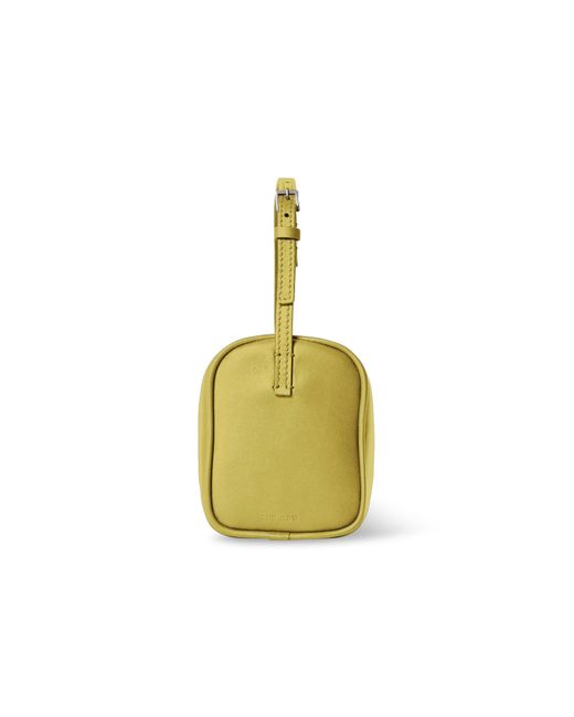 The Row Yellow 90's Leather Top Handle Bag