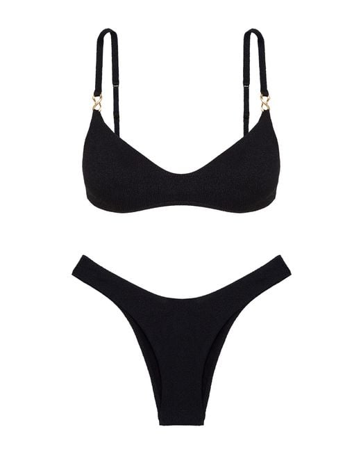 ViX Black Giulia Brazilian Bikini Bottom