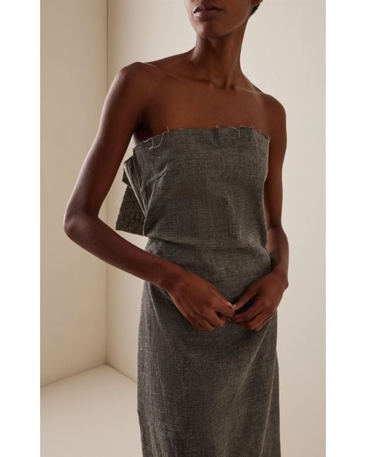 knee length dresses for ladies Dolcezza - 'Spring Delight' Linen Dress main image 0